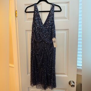 Patra Blue Sequin Dress